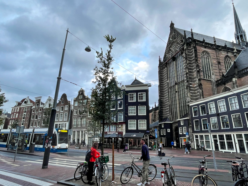 Foto de Ámsterdam con la Nieuwe Kerk