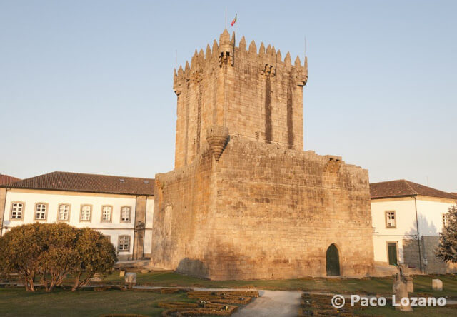 Torre del homenaje del castillo de Chaves, Portugal