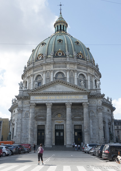 Copenhague: la iglesia de Mármol