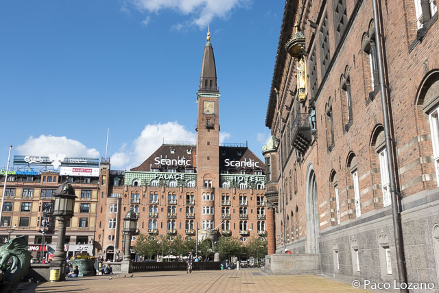 Copenhague: plaza del Ayuntamiento