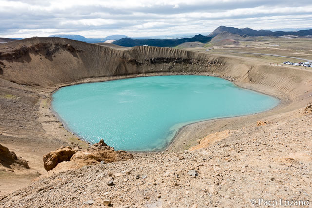 Cráter Viti, volcán Krafla