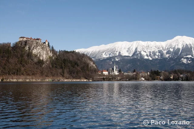 Lago Bled. Imágenes por satélite