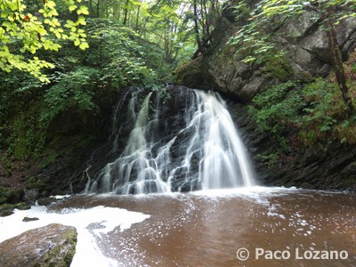 Fairy Glen Falls, cerca de Inverness (Escocia)