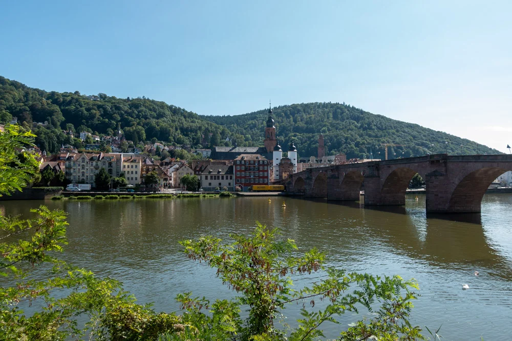 Heidelbeg y el río Neckar