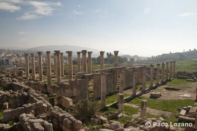 Jerash. Imágenes por satélite