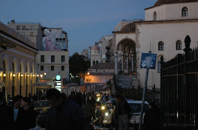 Monastiraki, en Atenas (Grecia)