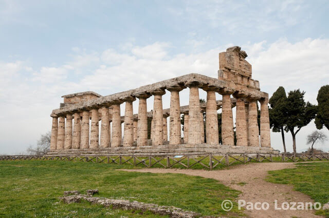 Templo de Ceres o de Atenea en Paestum
