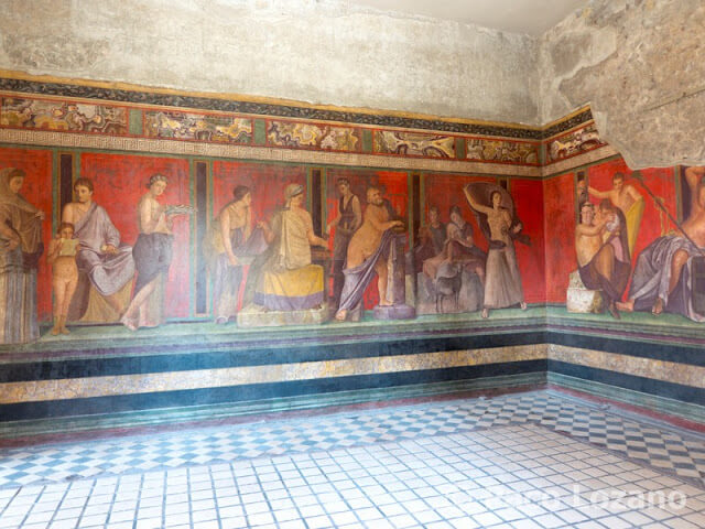 Frescos de la Villa de los Misterios