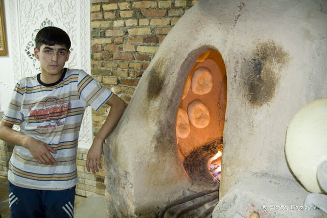 Horno de pan en Samarcanda