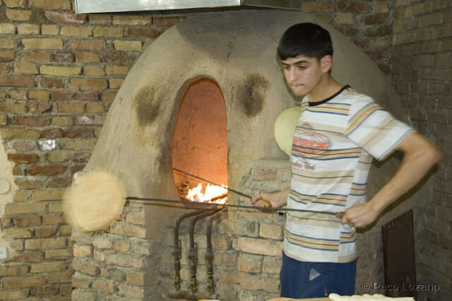 Horno de pan en Samarcanda