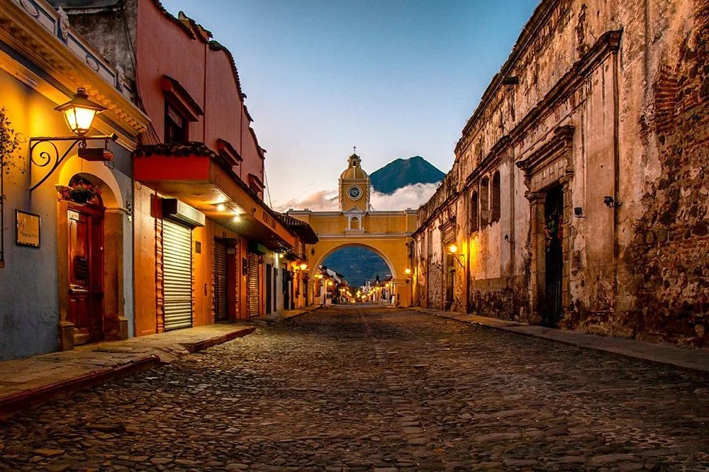 Antigua Guatemala. Imágenes por satélite