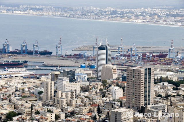 Panorámica de Haifa, Israel