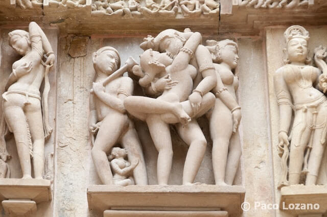 Escultura sexual Khajuraho