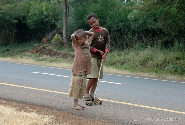 Niños africanos